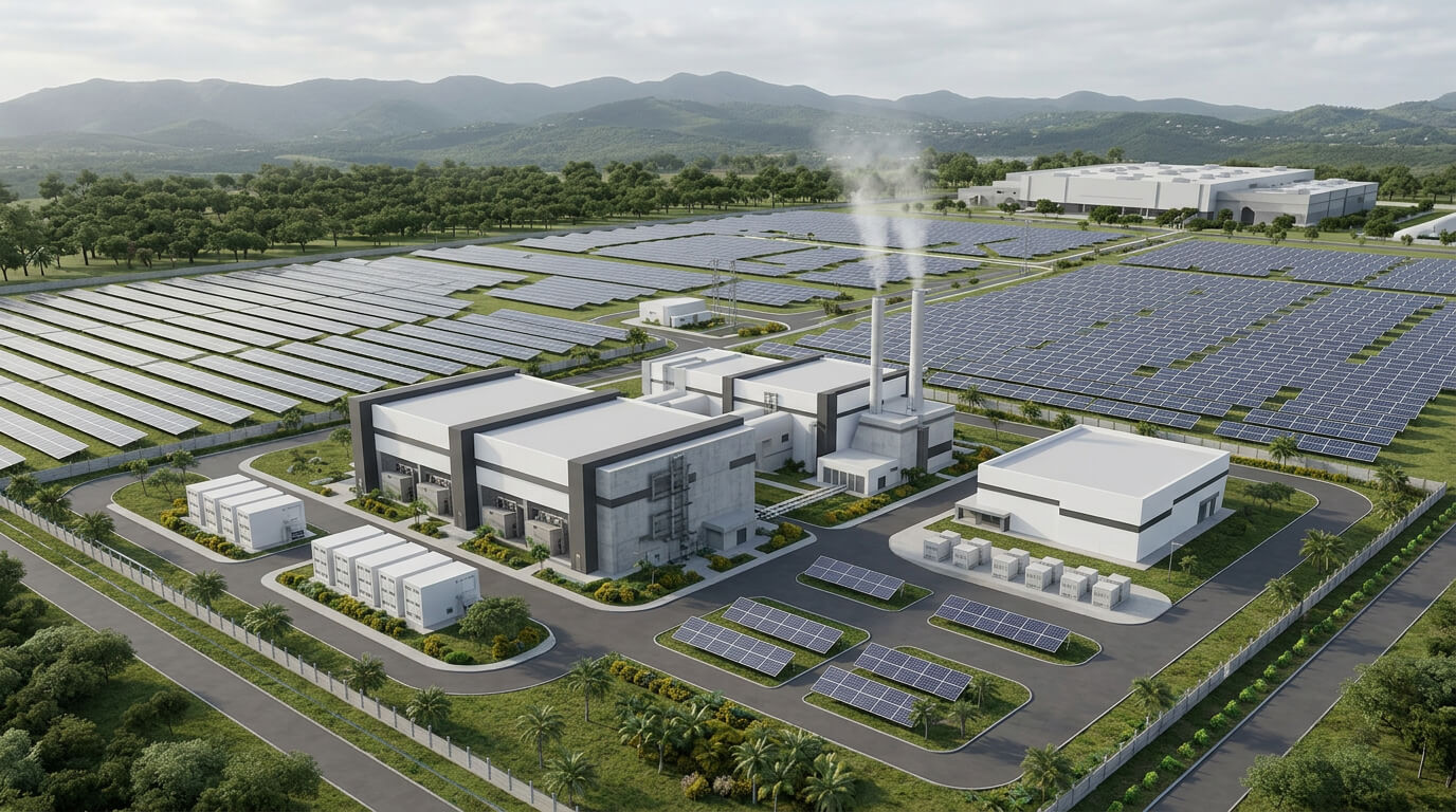 M3 Energy — Waste-to-Energy Facility Render